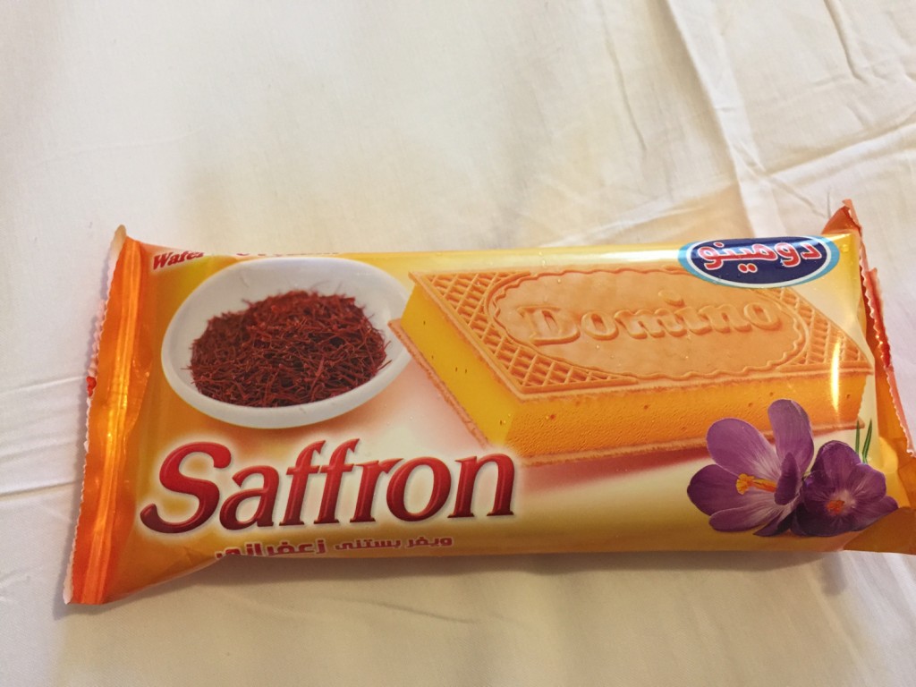 Saffron Ice Cream in Iran